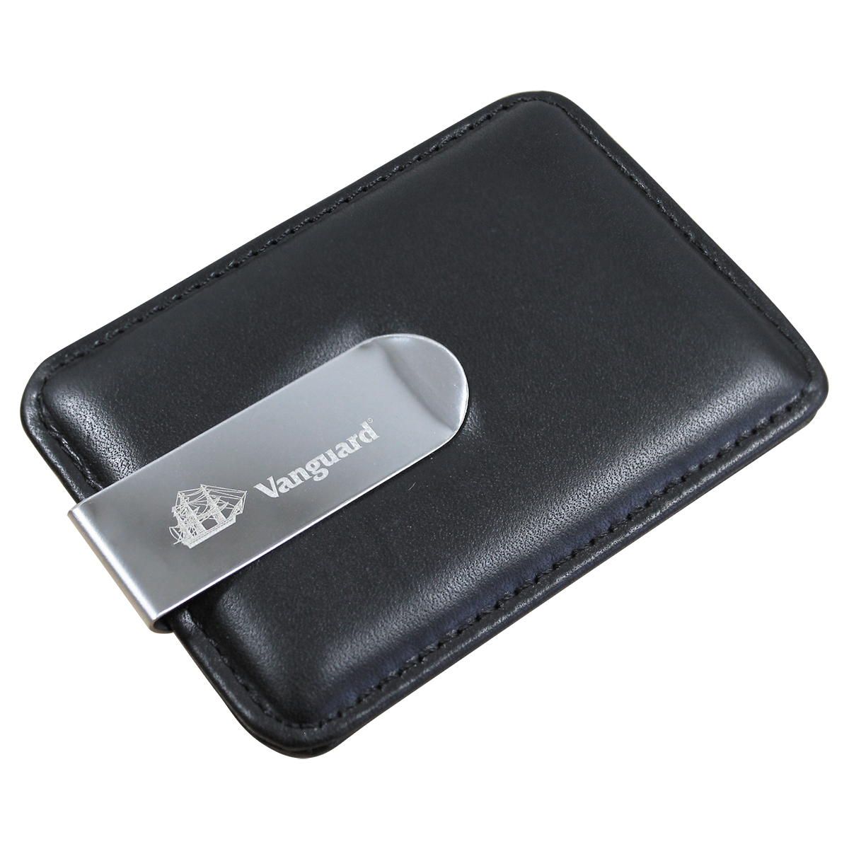 Housweety Silver Stainless Steel Rectangle Money Clips Wallet Credit Card Id Holder